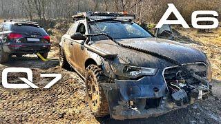 Audi Q7 OFFROAD vs A6  Melyik élte túl? VLOG