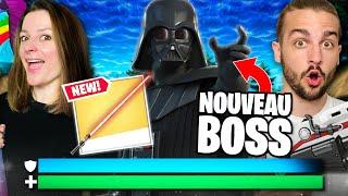 NOUVEAU BOSS DARK VADOR SUR FORTNITE  ET IL EST TROP FORT 