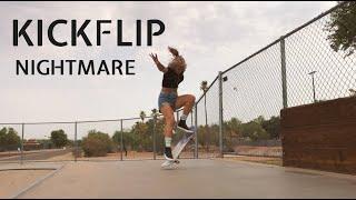 GIRL KICK FLIP PROGRESS week 18