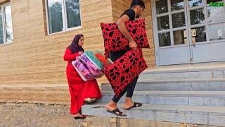 Nomadic Life Preparing Bedding for Workers & Fixing Water Pipes ️