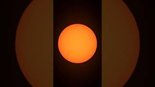 The Sun through a Seestar S50 telescope  #sun #seestar #telescope