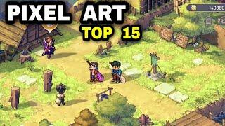 Top 15 Best graphic Pixel-Art Games for Android iOS Online and Offline