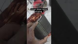 three phase motor winding   how to connect three phase motor