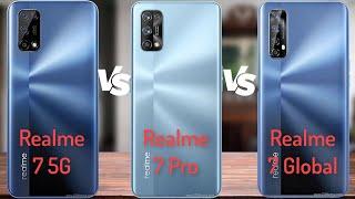 Realme 7 5G vs Realme 7 Pro vs Realme 7 Global