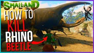 HOW TO KILL THE RHINO BEETLE BOSS in SMALLAND