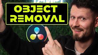 HOW TO Remove any Object  Davinci Resolve 18 Tutorial