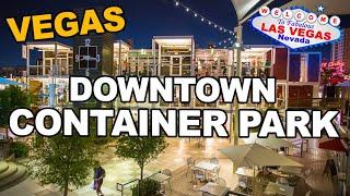 Tour of The Downtown Container Park and a $5 Burger. Las Vegas