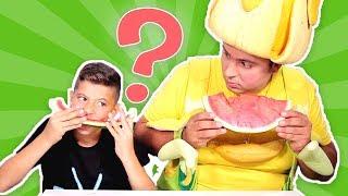 فوزي موزي وتوتي - عفو والبطيخة - Afu and the watermelon