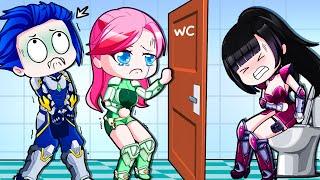 Lisa vs Anna & Alex - TOILET BATTLE  Gacha Life Animation  Gacha Rainbow Z Multiverse