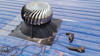 How to Install Turbo Ventilator  Air Ventilator Fan  Turbo Fan