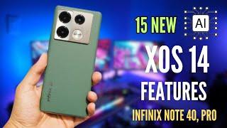 Infinix Mobiles XOS 14  Intelligent Facilities New Features Test  Infinix Note 40Pro 