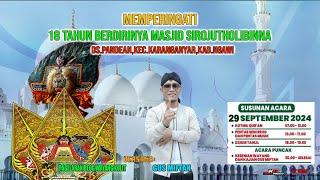 Live Wayang Kulit Memperingati 18 Tahun Berdirinya Masjid SHIRAJUTHOLIBIINA  Bersama GUS MIFTAH