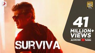 Vivegam - Surviva Official Song Video  Ajith Kumar  Anirudh  Siva