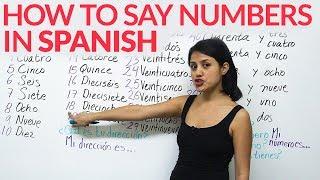 Learn how to say numbers in Spanish