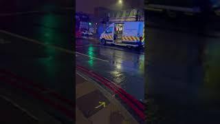 Mile End triple stabbing in bus. Bow Road. London