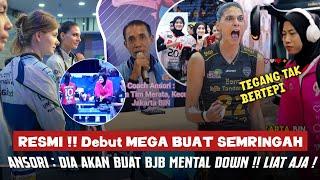 MEGA HADIRDebut yang di tunggu SEJARAH BARU WAJIB DI UKIR Ansori klaim mental lawan Mega BJB TAND