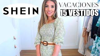 HAUL 15 VESTIDO DE SHEIN para vacaciones