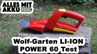 Wolf Garten LI ION POWER 60 Gartenschere Test  ALLES MIT AKKU