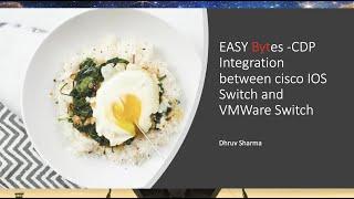 Setting up CDP Cisco Discovery Protocol between Cisco IOS and VMware Virtual Standard Switch