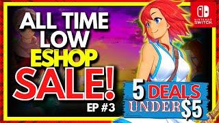 BEST Nintendo Switch Eshop SALE 5 Eshop DEALS UNDER $5 And AT ALL TIME LOW PRICES Ep. 3