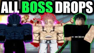 UPDATED ALL BOSS DROPS + LOCATIONS JUJUTSU LEAGACY