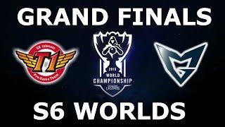SKT vs SSG - Finals Full Series S6 LoL eSports World Championship 2016 SKT T1 vs Samsung
