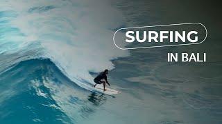 surfing in Bali