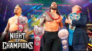 ROMAN REIGNS NUEVO CAMPEÓN en NIGHT OF CHAMPION 2023  WWE NIGHT OF CHAMPIONS 2023 PREDICCIONES