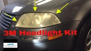 3M Headlight Restoration Kit Product Showcase.  Auto Detailing 