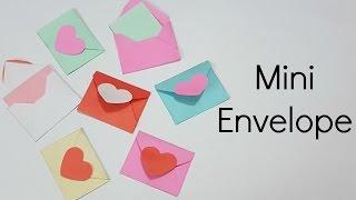 Mini Envelopes for ScrapbookMini Envelopes for Explosion boxHow to Make mini EnvelopeMiniature