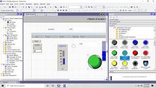 SIMATIC HMI WinCC flexible 2008 Tutorial Alarm Trend Switch  Button tag complete video