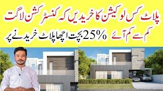 House construction guide in pakistan  Best plot for house construction