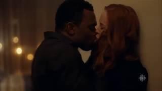 Lyriq Bent   Kevin Lutz Daisy kiss scene #2 -  Shoot the Messenger  tv series  DRAMA