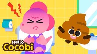  Poo in the Toilet  Habits Songs  Potty Training  Kids Songs  Dinosaurs  Hello Cocobi