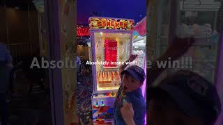 #1 10 year old Ethan hits $100 Stacker jackpot at Circus Circus Las Vegas #jackpot #arcade #lasvegas