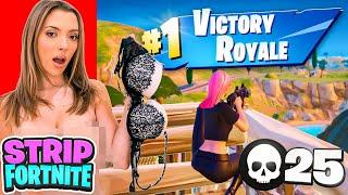 1 KILL = REMOVE 1 CLOTHING PIECE ON FORTNITE  Olivia Sysak ft. @charlparkesx