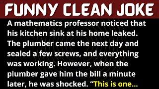 The Professor and A Plumber - FUNNY CLEAN JOKE  Funny Jokes 2022