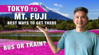 How to Get from TOKYO to MT. FUJI Kawaguchiko 5 Lakes by Bus or Train