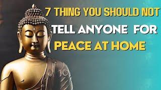 Intelligent people dont tell these 7 things to anyone. l BUDDHA STORY