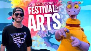 EPCOT Festival of the Arts 2024 Opening Day - New Merchandise Artwork & Massive Crowds