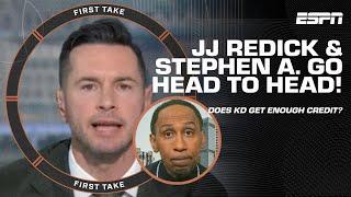 JJ Redick & Stephen A. DISAGREE on Kevin Durant getting ENOUGH credit as a leader   First Take