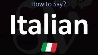 How to Pronounce Italian? CORRECTLY Learn Italian Pronunciation