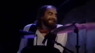 Mick Fleetwood slaying the drums he scares me