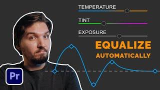 How to FIX changing brightness and white balance in Premiere Pro AUTOMATICALLY - super easy