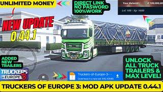 Truckers of Europe 3 Mod Apk 0.44.1 Unlimited Money All Levels Unlocked 