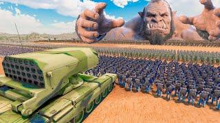 TROLL BRINGS WAR TO HUMANITY DEFENCE - UEBS 2  ULTIMATE EPIC BATTLE SIMULATOR 2