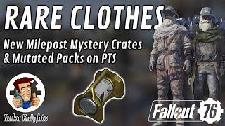 Fallout 76 PTS New Mystery Crates with Rare Rewards & Changed Mutated Party Packs again