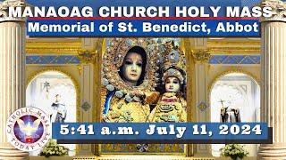 CATHOLIC MASS  OUR LADY OF MANAOAG CHURCH LIVE MASS TODAY Jul 11 2024  541a.m. Holy Rosary