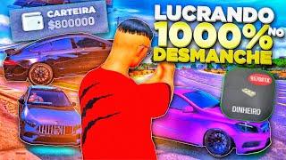 FICAMOS RICOS E FIZEMOS A LIMPA COM DESMANCHE NO GTA RP