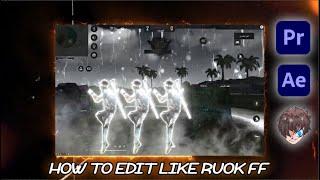 HOW TO EDIT LIKE RUOK FF EFFECT  طريقة عمل مونتاج مثل RUOK FF 